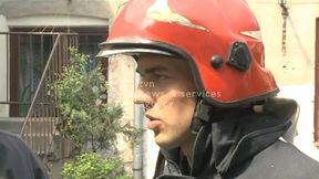 Marcin Meller jako strażak. Pod okiem Zbigniewa Bródki