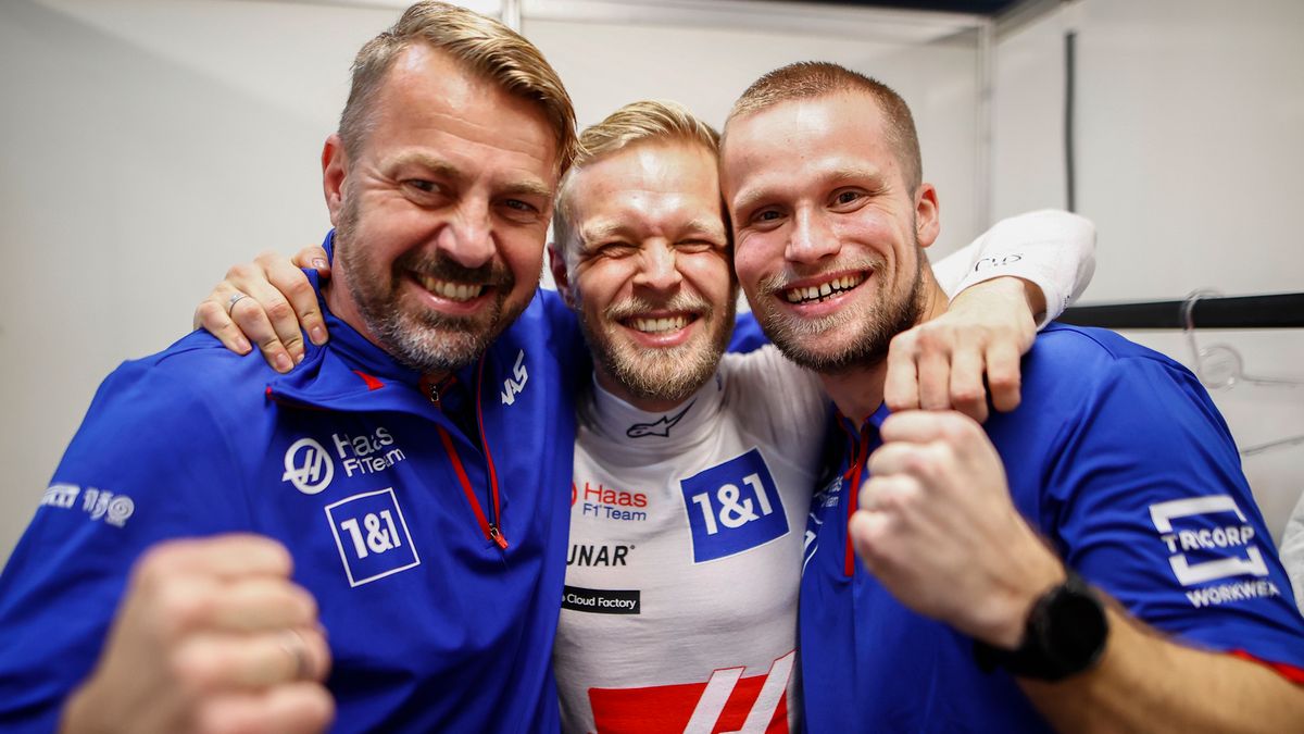 Materiały prasowe / Haas / Na zdjęciu: Kevin Magnussen (w środku)