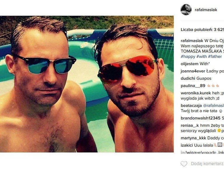 Rafał Maślak obchodzi Dzień Ojca (fot. Instagram)