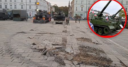 Rynek w Kielcach uszkodzony. Ale wojsko naprawiło, co zepsuło