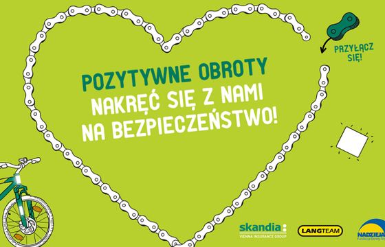 „Pozytywne obroty” i „Świeć przykładem #oddziś” w kampanii Skandia Życie