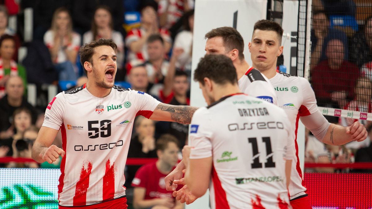WP SportoweFakty / Monika Pliś / Na zdjęciu: siatkarze Asseco Resovii Rzeszów
