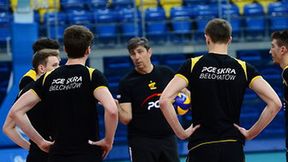 Pierwszy trening PGE Skry Bełchatów z nowym trenerem (galeria)
