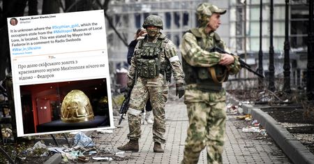 Wojna w Ukrainie. Rosjanie ukradli bezcenne złoto Scytów