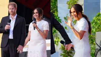 Dobroczynna Meghan Markle walczy o dostęp do szczepień dla biedniejszych w stylizacji za ponad 150 TYSIĘCY ZŁOTYCH (ZDJĘCIA)