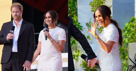 Dobroczynna Meghan Markle walczy o dostęp do szczepień dla biedniejszych w stylizacji za ponad 150 TYSIĘCY ZŁOTYCH (ZDJĘCIA)