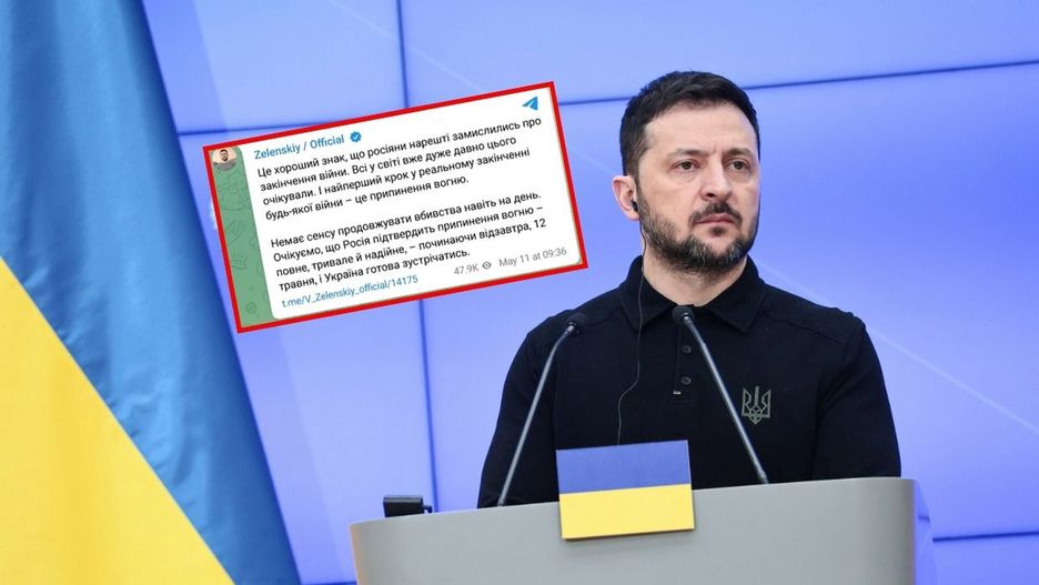 Zełenski reaguje na propozycję Putina