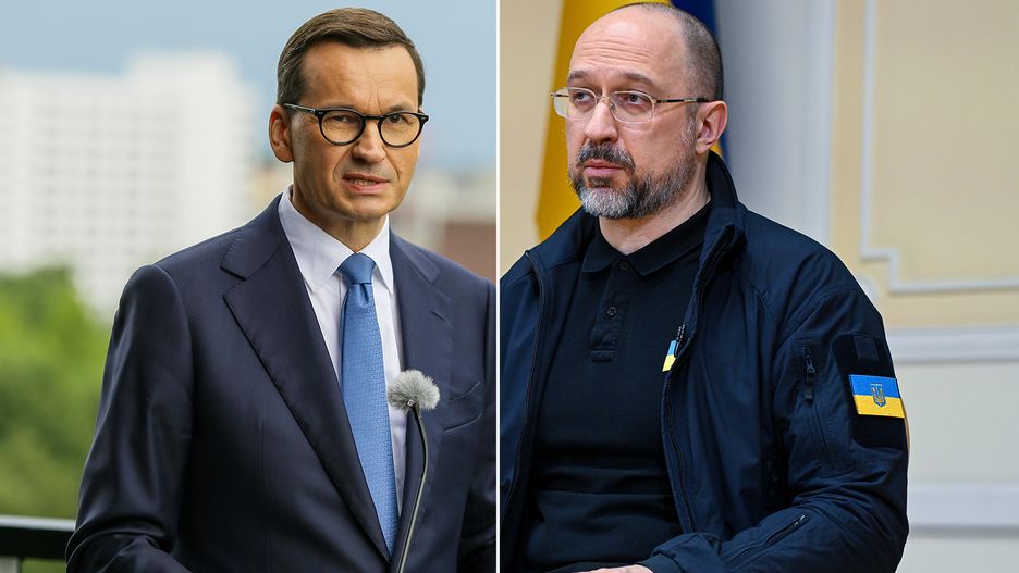 Ukraiński premier Denis Szmyhal nie krył oburzenia decyzją premiera Mateusza Morawieckiego ws. zakazu importu zboża