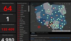 Jest polska mapa koronawirusa. W czasie rzeczywistym można śledzić rozprzestrzenianie się wirusa