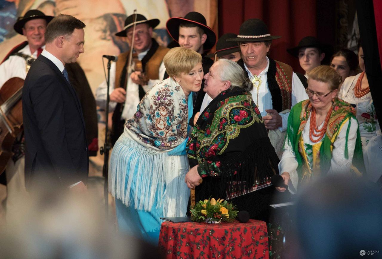 Agata Duda z mężem, "Dudaskie ostatki", Zakopane (fot. East News)