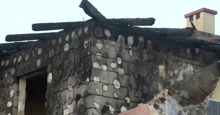 Pożar budynku w miejscowości Drzykozy w Łódzkiem. Mieszkają w nim uchodźcy z Ukrainy