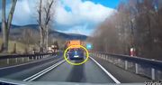Tir zmiótł 2 auta. Przerażające nagranie z Dolnego Śląska