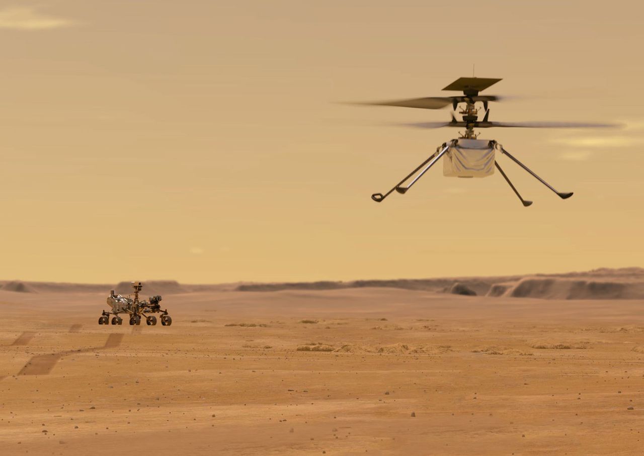 NASA: Historyczny lot na Marsie. Obejrzyj start helikoptera Ingenuity [Wideo] - 19 kwietnia odbył się historyczny start na Marsie