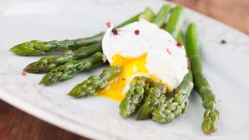 Gotowane szparagi, odsączone