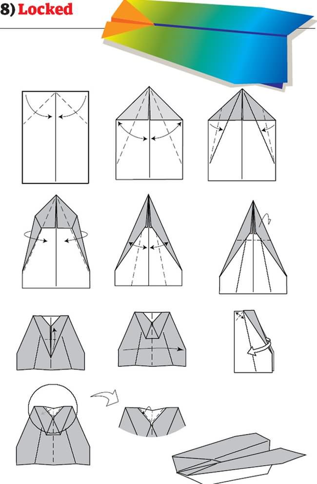 12 najfajniejszych papierowych samolocików 7