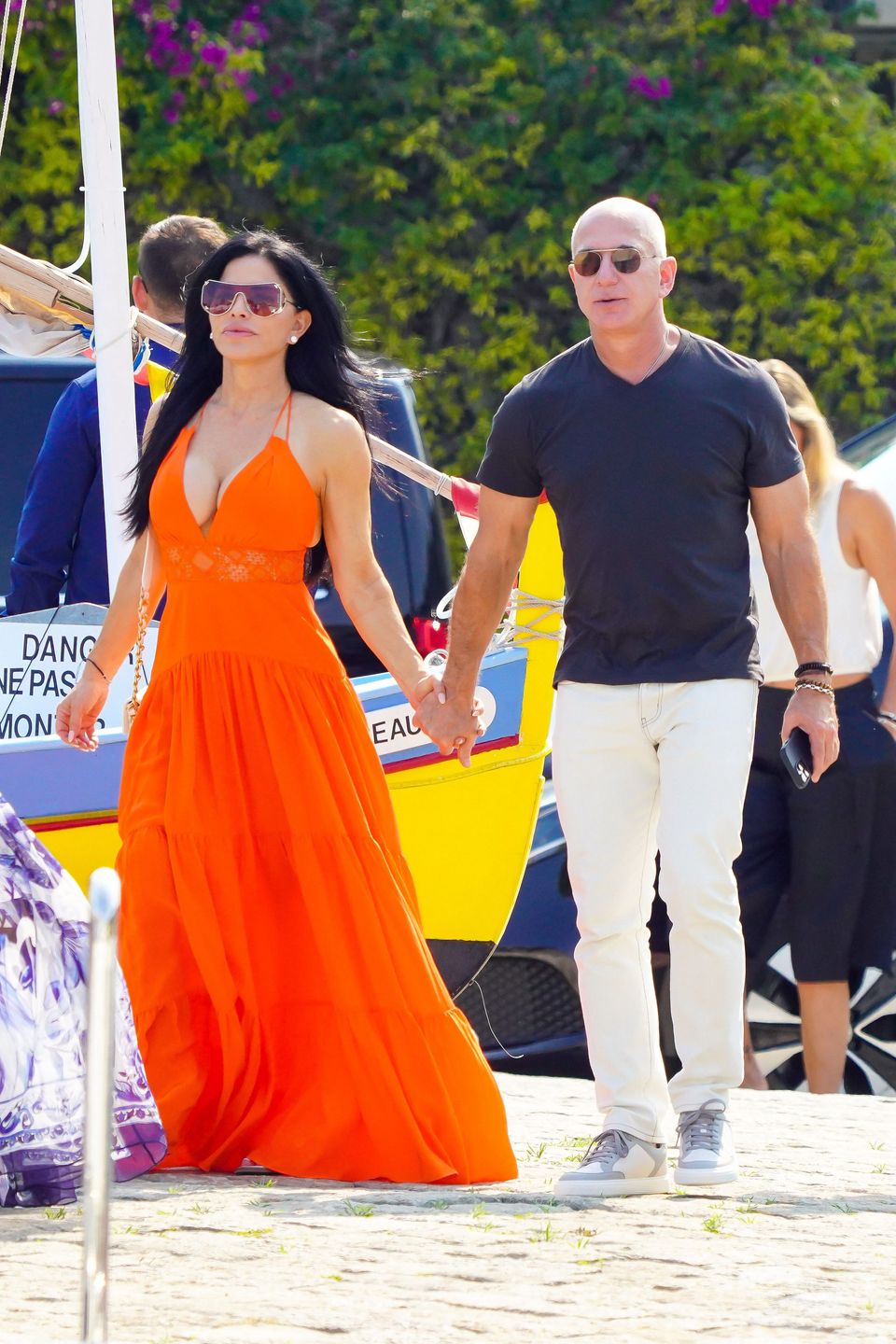 Jeff Bezos i Lauren Sanchez na wakacjach. Niedawno się zaręczyli