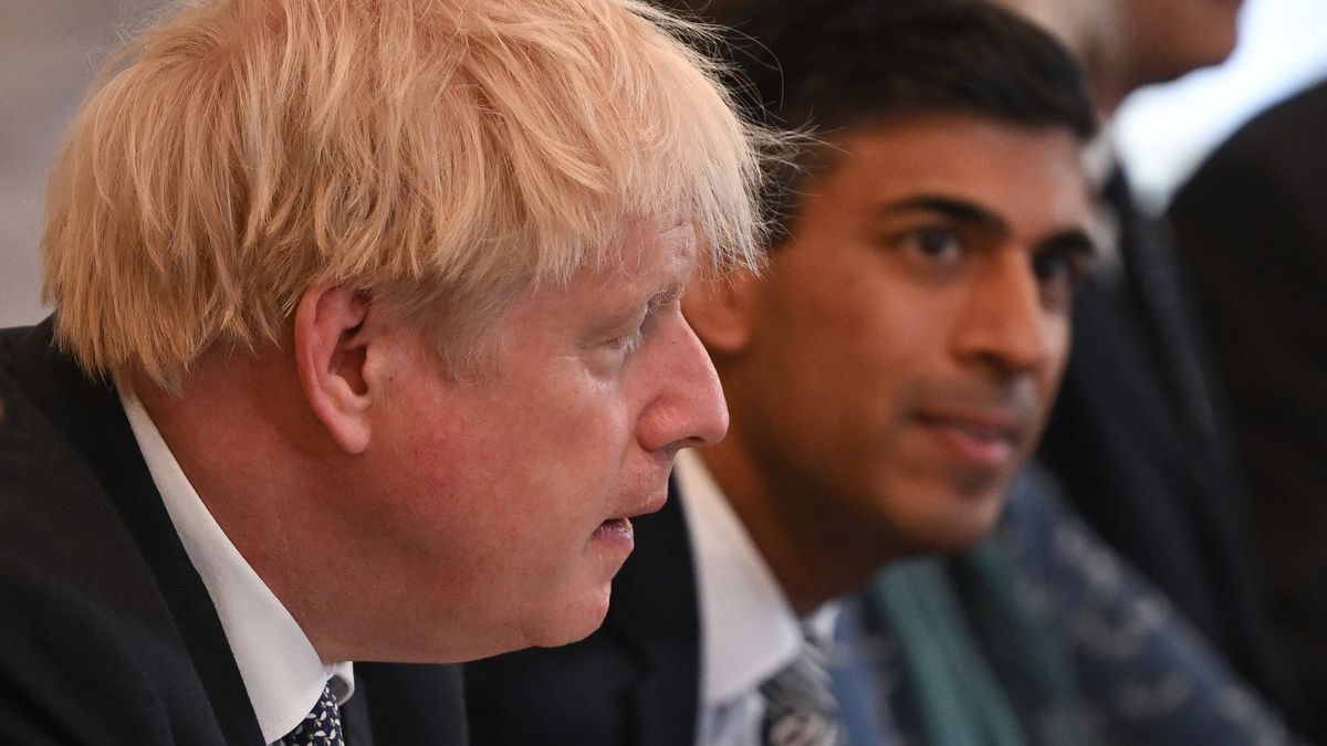 Boris Johnson i  Rishi Sunak 
