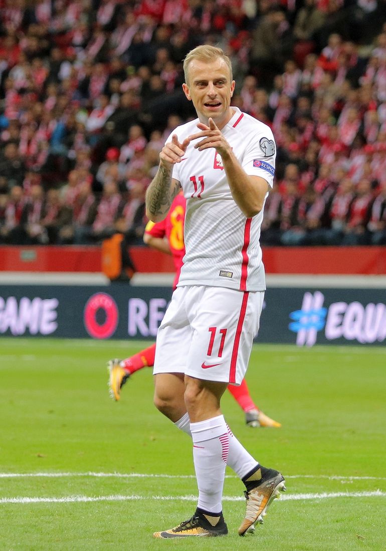 Kamil Grosicki zagrał w reprezentacji Polski 87 razy