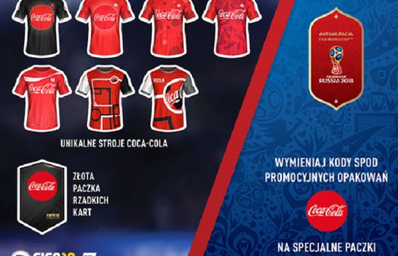 Coca-Cola w nowej promocji rozdaje nagrody dla graczy FIFA 18