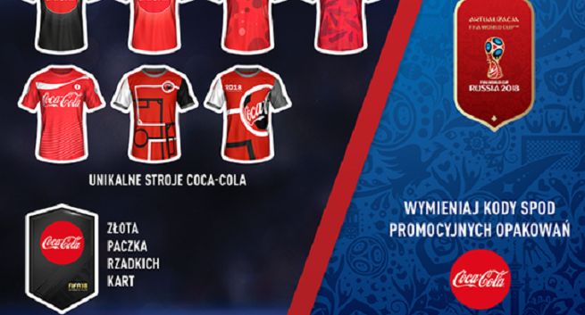 Coca-Cola w nowej promocji rozdaje nagrody dla graczy FIFA 18