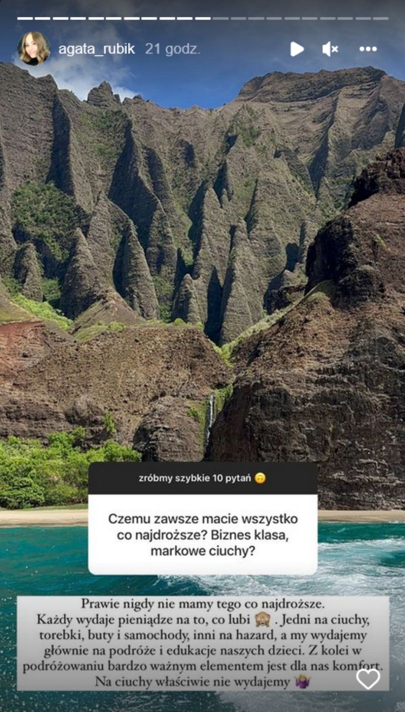 Agata Rubik odpowiada na zaczepkę internauty
