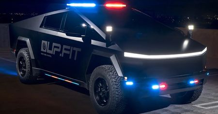 Jest cichy, ale wygląda groźnie. Oto patrolowy Cybertruck