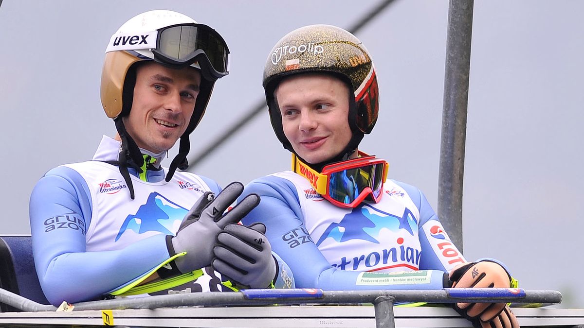 Newspix / Rafał Rusek/Pressfocus / Kamil Stoch i Jan Ziobro