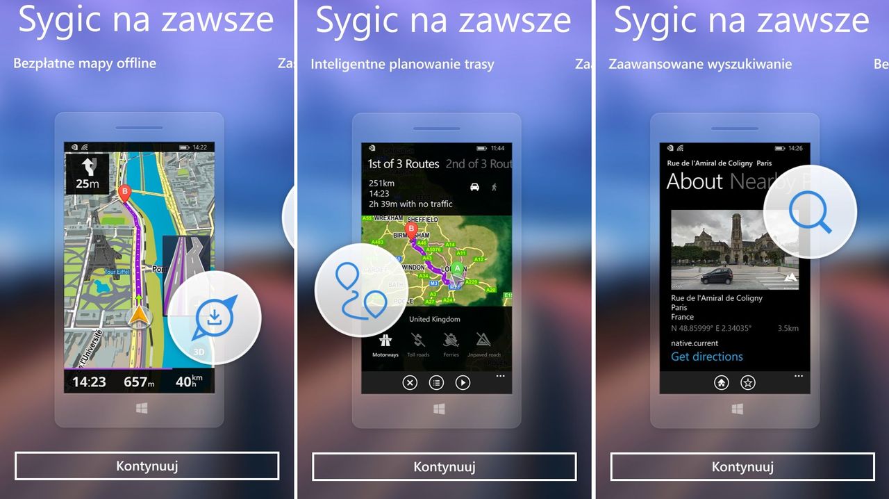 Sygic: kolejna nawigacja offline dostępna na Windows Phone