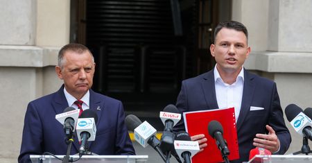 "Ewidentny skandal". Oburzenie po wystąpieniu Banasia i Mentzena
