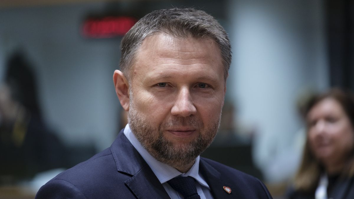 BRUSSELS, BELGIUM - MARCH 4: Polish Minister of Internal Affairs and Administration Marcin Kierwinski attends an EU Home Affairs Ministers meeting in the Europa building on March 4, 2024 in Brussels, Belgium. Ministers will exchange views about the general state of the Schengen area, the European free travel zone, and the recently presented evaluation of the EU law establishing Frontex (the EU border and coast guard regulation).  (Photo by Thierry Monasse/Getty Images)