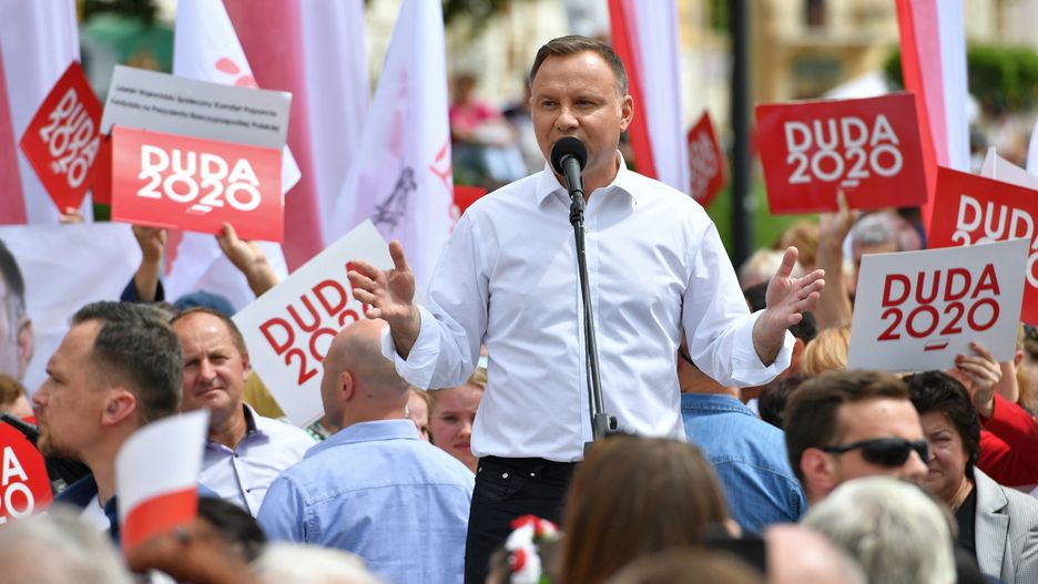 Andrzej Duda na wiecu w Lublinie