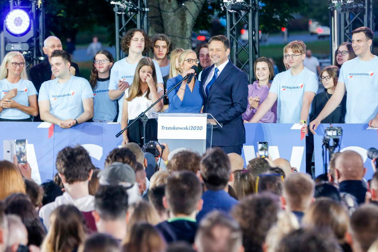Rafał Trzaskowski, Małgorzata Trzaskowska - wybory prezydenckie 2020
