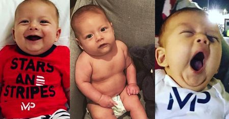 3-miesięczny synek Michaela Phelpsa jest gwiazdą Instagrama (ZDJĘCIA)