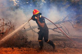 Grecja w ogniu. Kolejne wioski zagrożone