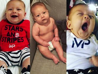 3-miesięczny synek Michaela Phelpsa jest gwiazdą Instagrama (ZDJĘCIA)