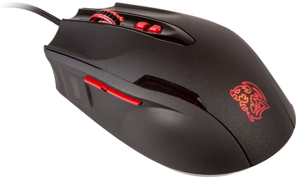 Tt eSPORTS Black FP: gamingowa mysz ze skanerem linii papilarnych 1