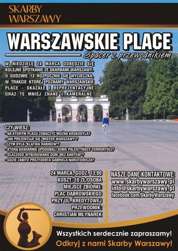 Spacer: Place Warszawy