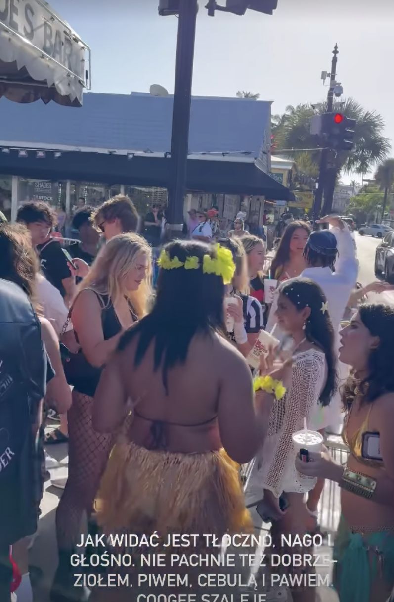 Agata Rubik pobyt w Key West