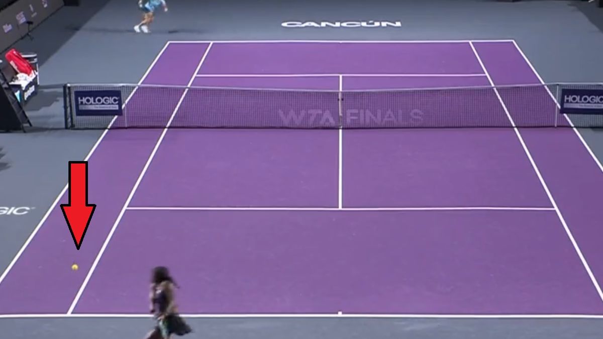 WTA / Na zdjęciu: uderzenie Coco Gauff