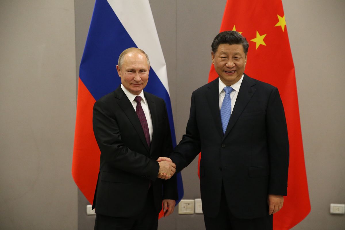  Władimir Putin i Xi Jinping 