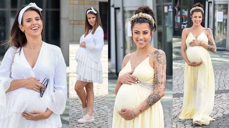 Maja Hyży i Monika Mazur chwalą się brzuszkami