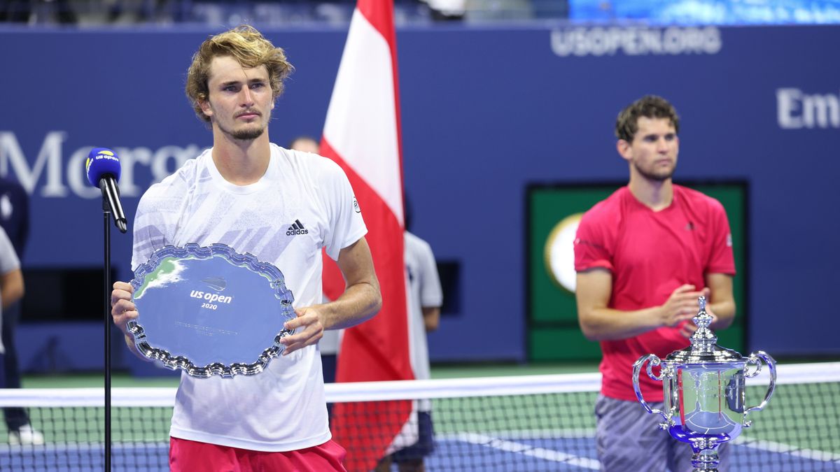 PAP/EPA / JUSTIN LANE / Na zdjęciu: Alexander Zverev, finalista US Open 2020