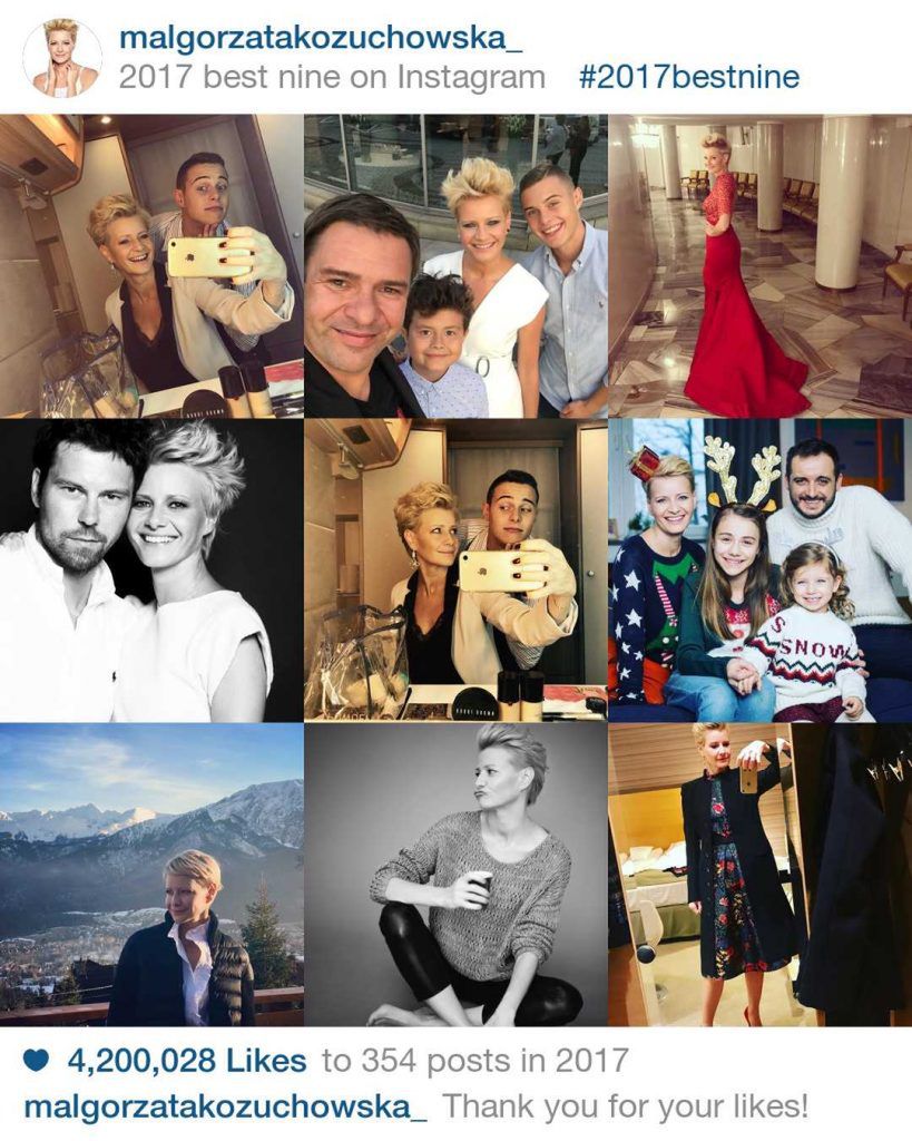 Małgorzata Kożuchowska – Best Nine 2019 Instagram