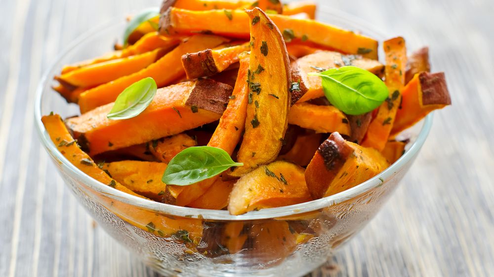 Mrożone frytki z batatów