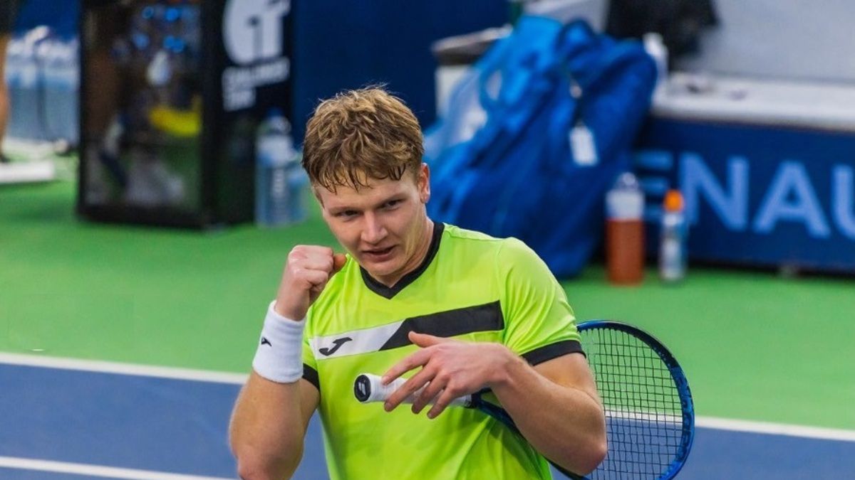 Zdjęcie okładkowe artykułu: Instagram / fptenis / Maks Kaśnikowski w finale Challengera w Oeiras