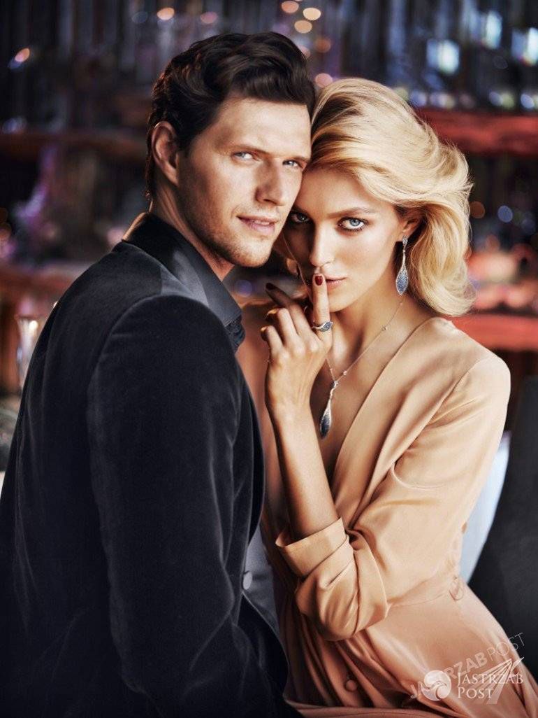 Anja Rubik i Sasha Knezevic w świątecznej kampanii Apart