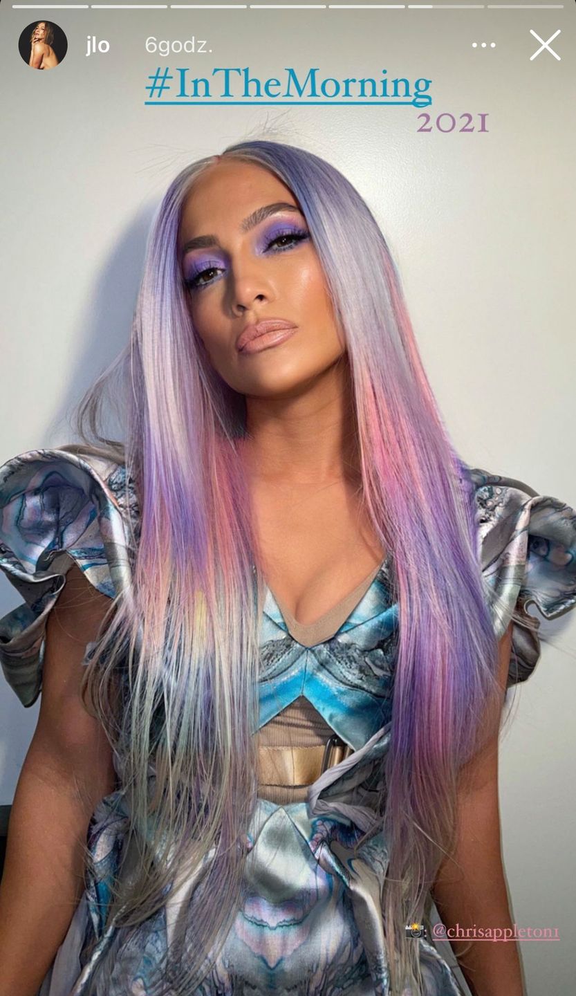 Jennifer Lopez w sylwestrowej fryzurze