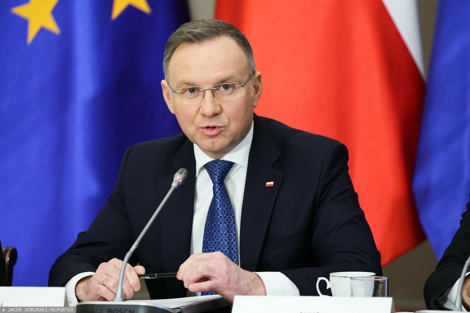 Posiedzenie Rady Bezpiecze?stwa Narodowego
20.12.2023 Warszawa Posiedzenie Rady Bezpieczenstwa Narodowego fot Jacek Dominski/REPORTER
N/z: Andrzej Duda
Jacek Dominski/REPORTER