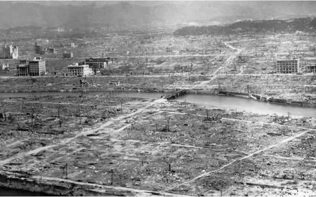 Skutki wybuchu w Hiroszimie (Fot. LearnLearn.net)