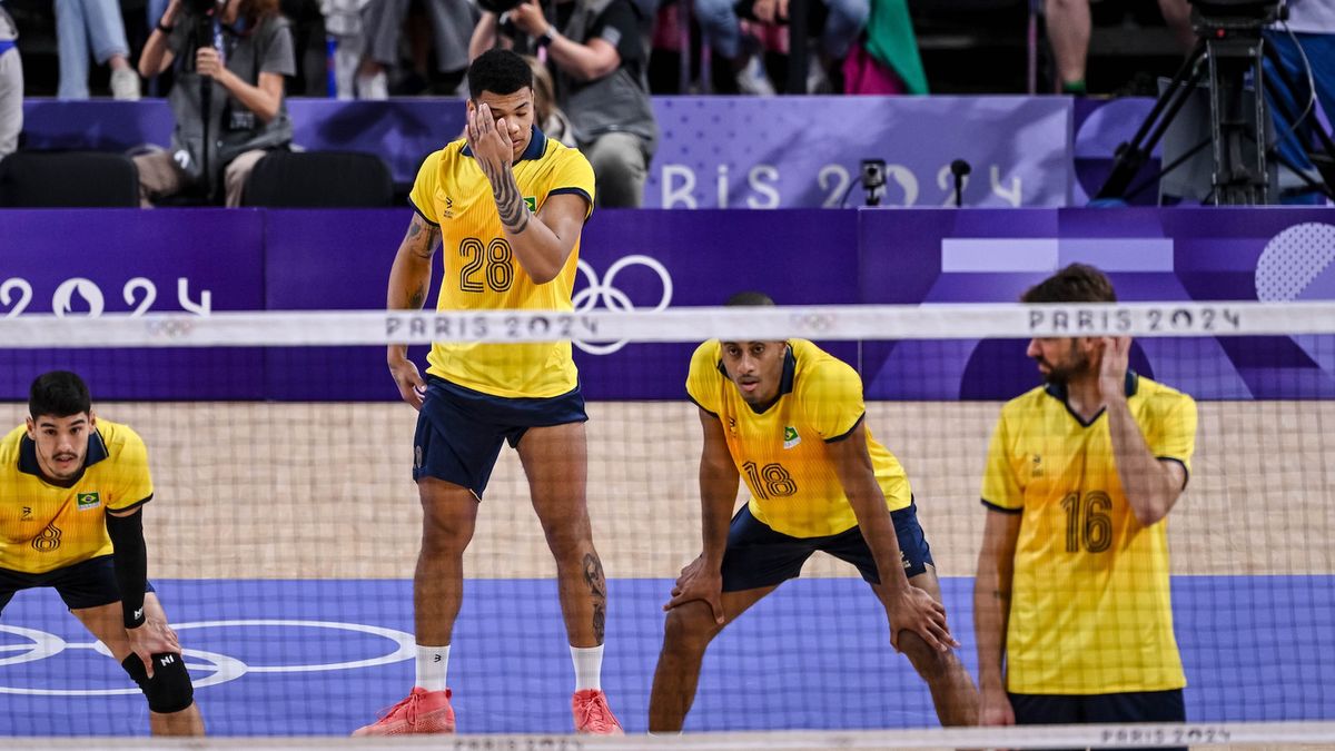 Getty Images / Harry Langer/DeFodi Images via Getty Images / Na zdjęciu: siatkarze reprezentacji Brazylii